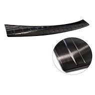 AVISA profiled stainless steel rear door sill cover for Mitsubishi Space Star facelift - black, from - Boot Edge Protector