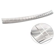 AVISA Profiled stainless steel rear door sill cover for Nissan X-Trail IV, from r.v. 2021 ->, silver - Boot Edge Protector