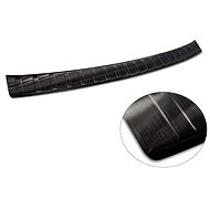 AVISA Profiled stainless steel rear door sill cover for Nissan X-Trail IV, from r.v. 2021 ->, black - Boot Edge Protector