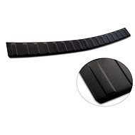 AVISA Profiled stainless steel rear door sill cover (black matt) for Opel Mokka X, r. v. 2016-2019 - Boot Edge Protector