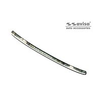AVISA Profiled stainless steel rear door sill cover for Peugeot 208 II, from r.v. 2019 -> - Boot Edge Protector