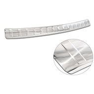 AVISA Profiled stainless steel rear door sill cover for Peugeot 308 III, from r.v. 2021 ->, silver - Boot Edge Protector