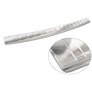 AVISA Profiled stainless steel rear door sill cover for Peugeot 308 III SW, from r.v. 2021 ->, silve - Boot Edge Protector