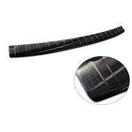 AVISA Profiled stainless steel rear door sill cover for Peugeot 308 III SW, from r.v. 2021 ->, black - Boot Edge Protector
