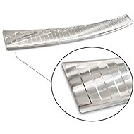 AVISA profiled stainless steel rear door sill cover for Porsche Cayenne, from 2010- / Facelift 2014 - Boot Edge Protector
