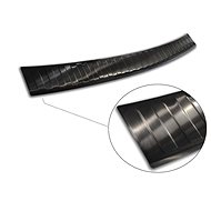 AVISA profiled stainless steel rear door sill cover for Porsche Cayenne, r. v. 2010-2014 / Facelift  - Boot Edge Protector