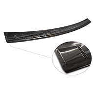 AVISA profiled stainless steel rear door sill cover for Renault Express Van - black, from r.v. 2021  - Boot Edge Protector