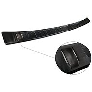 AVISA profiled stainless steel rear door sill cover for Renault Kangoo III - black, from r.v. 2021 - - Boot Edge Protector