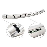 AVISA AVISA STRONG EDITION rear door sill cover for Mazda MX-30, from r.v. 2020 ->, silver - Boot Edge Protector