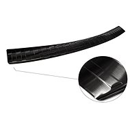 AVISA profiled stainless steel rear door sill cover for Subaru Forester - black, from 2018 ->, black - Boot Edge Protector