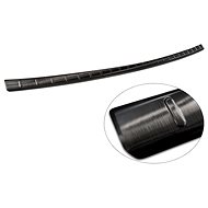 AVISA Profiled stainless steel rear door sill cover for Suzuki S-Cross II, from r.v. 2021 ->, black - Boot Edge Protector