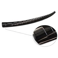 AVISA profiled stainless steel rear door sill cover for Škoda Enyaq iV, surface black graphite, blac - Boot Edge Protector