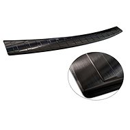 AVISA profiled stainless steel rear door sill cover for Škoda Octavia IV liftback - black graphite,  - Boot Edge Protector
