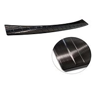 AVISA Profiled stainless steel rear door sill cover for Toyota Aygo X, from r.v. 2022 ->, black - Boot Edge Protector