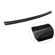 AVISA Profiled stainless steel rear door sill cover for Toyota Corolla XII Sedan, from 2018 ->, blac - Boot Edge Protector