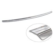 AVISA Profiled stainless steel rear door sill cover for Toyota Prius V, from r.v. 2022->, silver - Boot Edge Protector