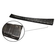 AVISA profiled stainless steel rear door sill cover for Toyota Yaris IV hatchback - black, from r. v - Boot Edge Protector
