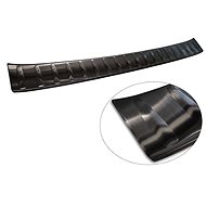 AVISA Profiled stainless steel rear door sill cover for Volkswagen ID. Buzz, from r.v. 2022 ->, blac - Boot Edge Protector