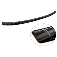 AVISA Profiled stainless steel rear door sill cover for Volkswagen Taigo, from r.v. 2020 ->, black - Boot Edge Protector