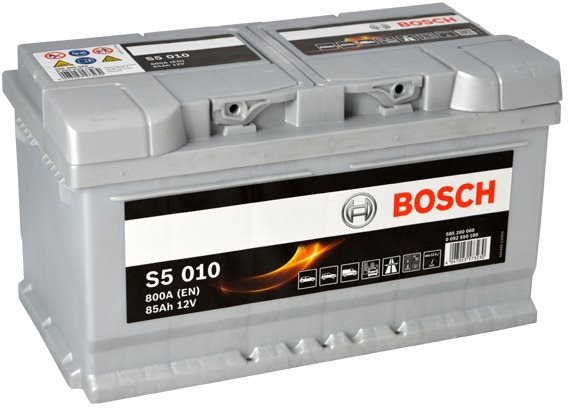 BOSCH S5 010, 85Ah, 12V (0 092 S50 100) - UAMK vehicle installation - Car Battery