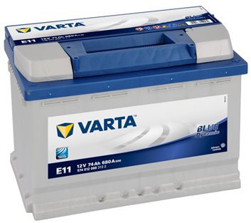 VARTA BLUE Dynamic 74Ah, 12V, E11 - UAMK vehicle installation - Car Battery