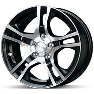 Platin P53 Black 6x15, 4x100, ET45 - Aluminum Wheel