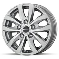 MAK Load Silver 7x17, 5x120, ET55 - Aluminum Wheel