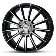 Platin P74 Black 7x17, 5x112, ET44 - Aluminum Wheel