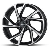 MAK Kassel Black 7x17, 5x114, ET35 - Aluminum Wheel