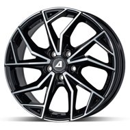 Alutec ADX02 Black 7x17, 5x112, ET40 - Aluminum Wheel