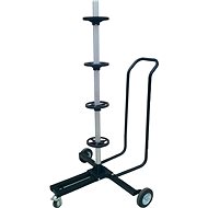 Trolley on wheels with adjustable height - Cart
