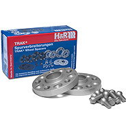 H&R extension washers 2 × 20 mm for BMW 3 Series E36, silver, without screws - Wheel Pads