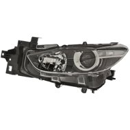ACI MAZDA 3, 17- front light H11+H15 (electrically operated with motor) black L - Front Headlight