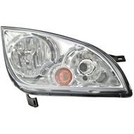 ACI MITSUBISHI Colt 04-08 front light H7+H7 (electrically operated+motor) silver frame P - Front Headlight