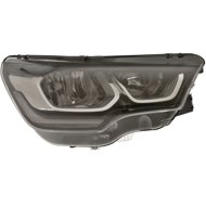 ACI CITROEN C4, 10-front light H7+H7+LED (electrically operated with motor) with clear flasher, blac - Front Headlight