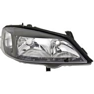 ACI OPEL Astra 98- Front light H7+HB3 with flasher, black bezel (electrically controlled) P - Front Headlight