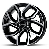 MAK Apollo Black 6,5x16 5x110 ET35 - Aluminum Wheel
