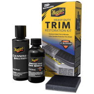 Meguiar's Heavy Duty Trim Restoration Kit - exterior unpainted plastic recovery and protection kit - Plastic Restorer