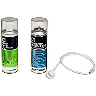 ERRECOM foam evaporator cleaner + air conditioner and interior cleaner, spray 200 ml+200 ml, mint - Car AC Cleaner