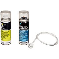 ERRECOM foam evaporator cleaner + air conditioner and interior cleaner, spray 200 ml+200 ml, green a - Car AC Cleaner