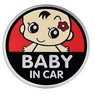 PREXIM Sticker metal baby in car - Self-Adhesive Sticker
