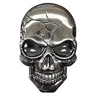 PREXIM Sticker metal skull cracks, anthracite - Self-Adhesive Sticker