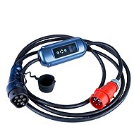Akyga charging station CEE 5pin / Type 2 female - LCD display, 22kW, 32A, 5m - EV Charging Stations