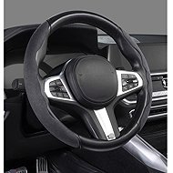 PREXIM Steering wheel cover non-slip suede, grey - Steering Wheel Cover