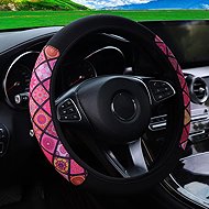 PREXIM Steering wheel cover neoprene, pink - Steering Wheel Cover