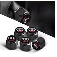 MJakes valve covers square black for AUDI cars - Valve Caps