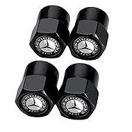 MJakes valve covers square black for MERCEDES BENZ cars - Valve Caps