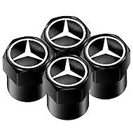 MJakes valve covers square black star for MERCEDES BENZ cars - Valve Caps