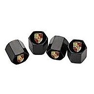 MJakes valve covers square black for PORSCHE cars - Valve Caps