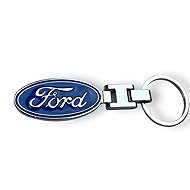 Mjakes key ring blue oval pendant for FORD cars - Keychain